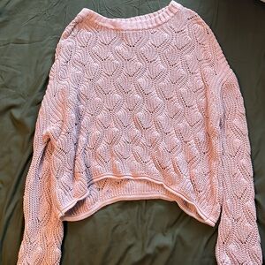 Pink sweater